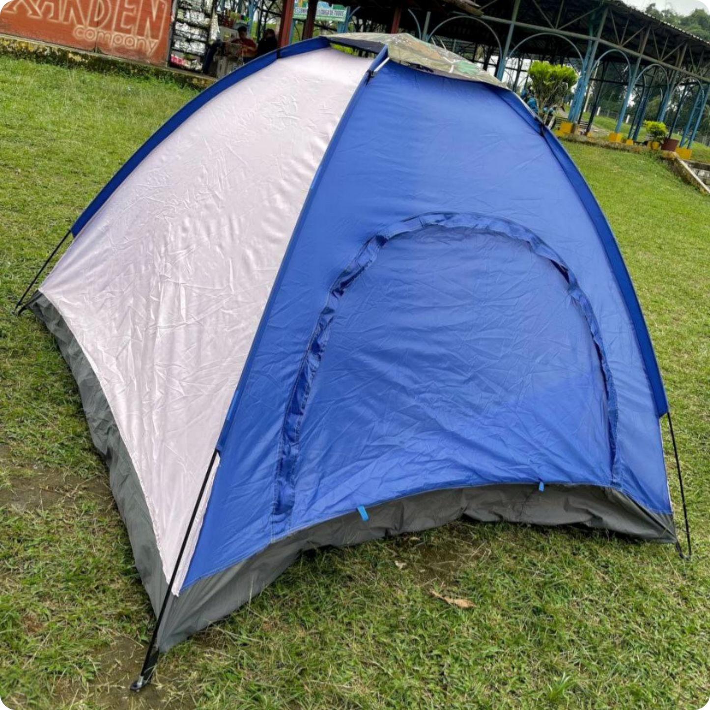 Carpa de Camping 4 personas - Bicolor de Baja Montaña 🏕️ - XARBENcompany