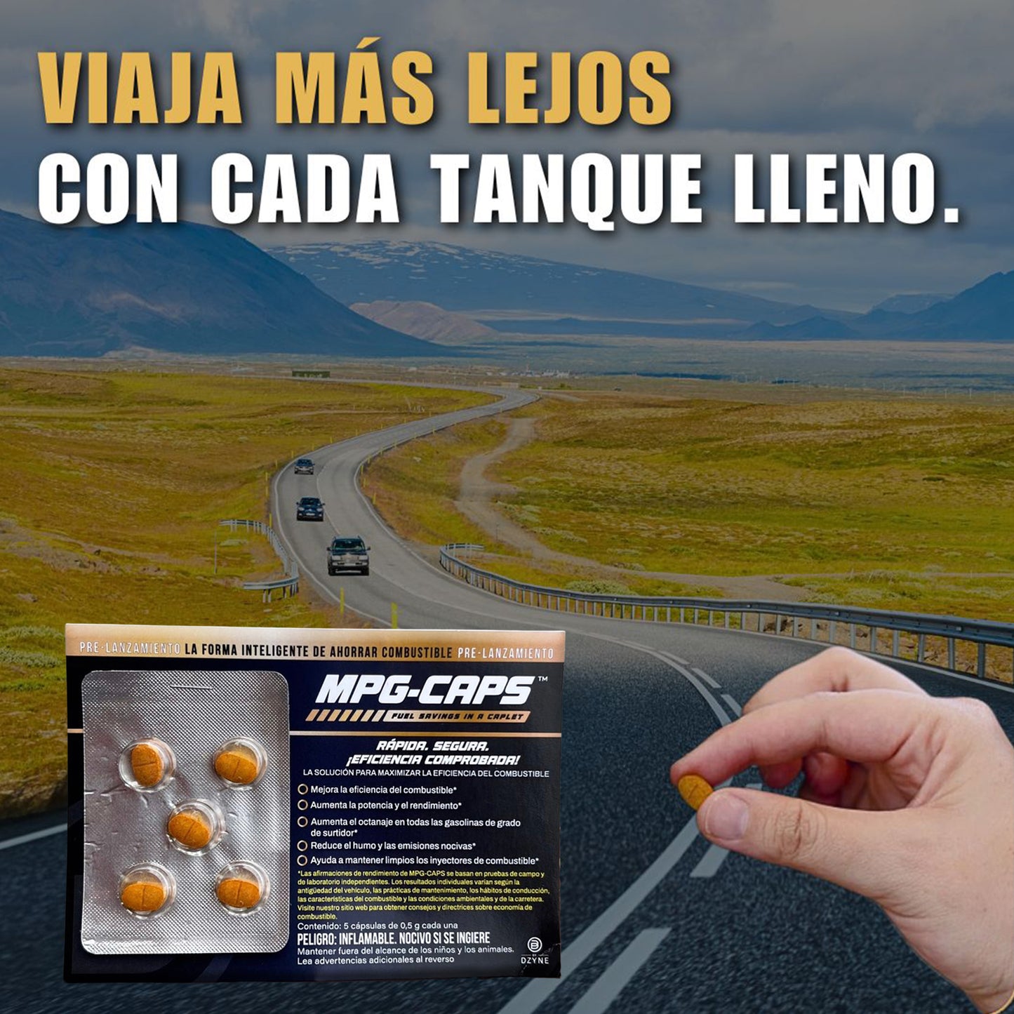 Aditivo Catalizador MPG-CAPS ™ - Ahorra Combustible - XARBENcompany