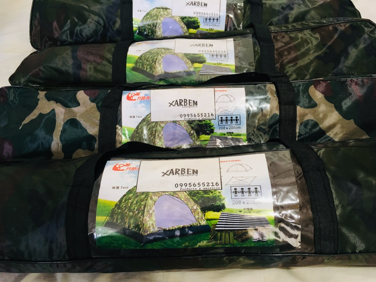 Carpa de Camping Para 4 Personas - Baja Montaña 🏕️ - XARBENcompany