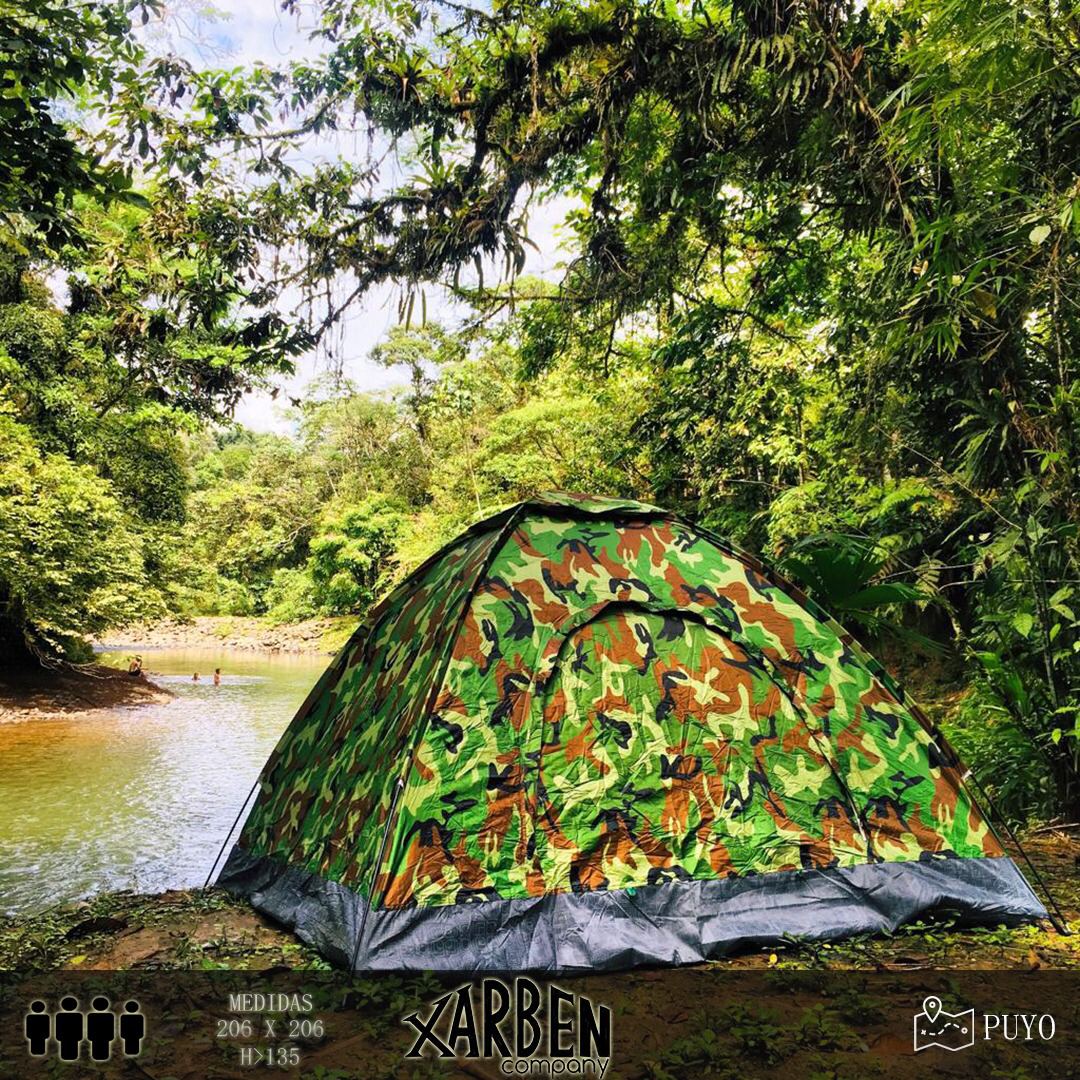 Carpa de Camping Para 4 Personas - Baja Montaña 🏕️ - XARBENcompany