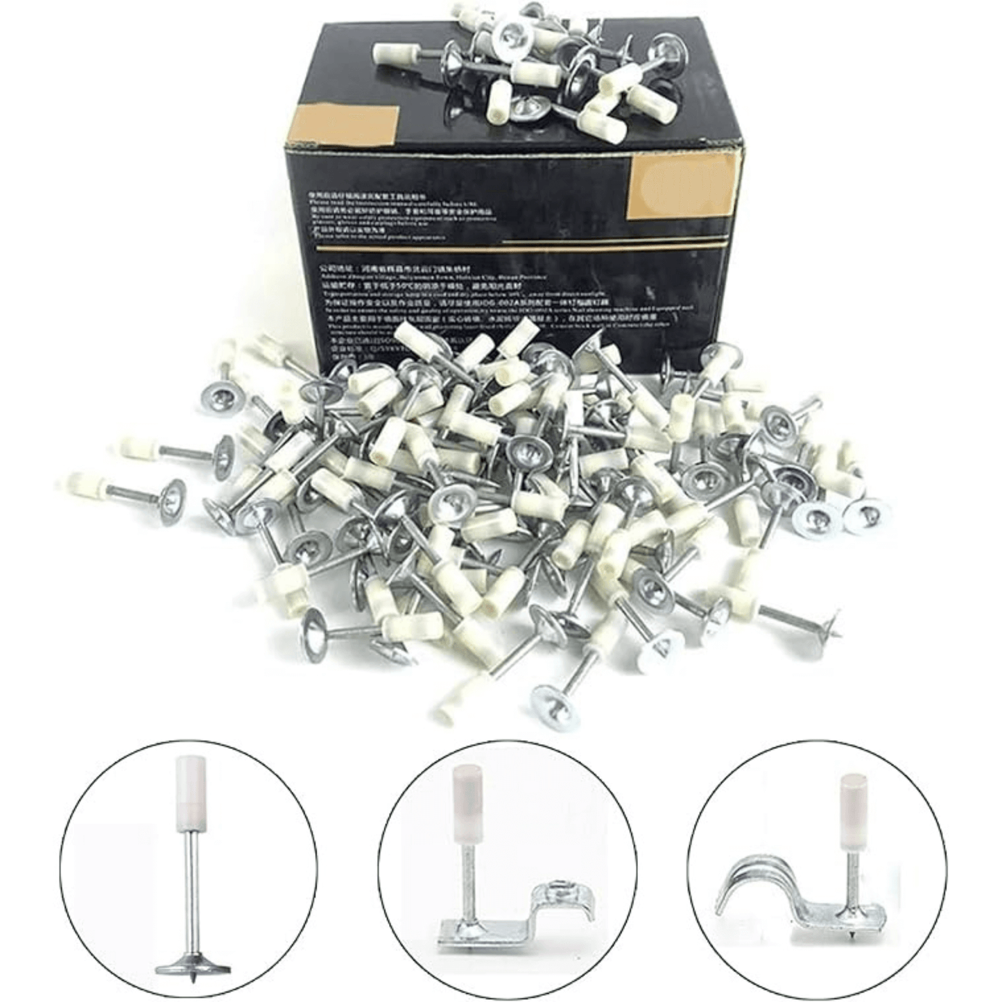 Caja de 50 clavos con Fulminante para Pistola Remachadora ®