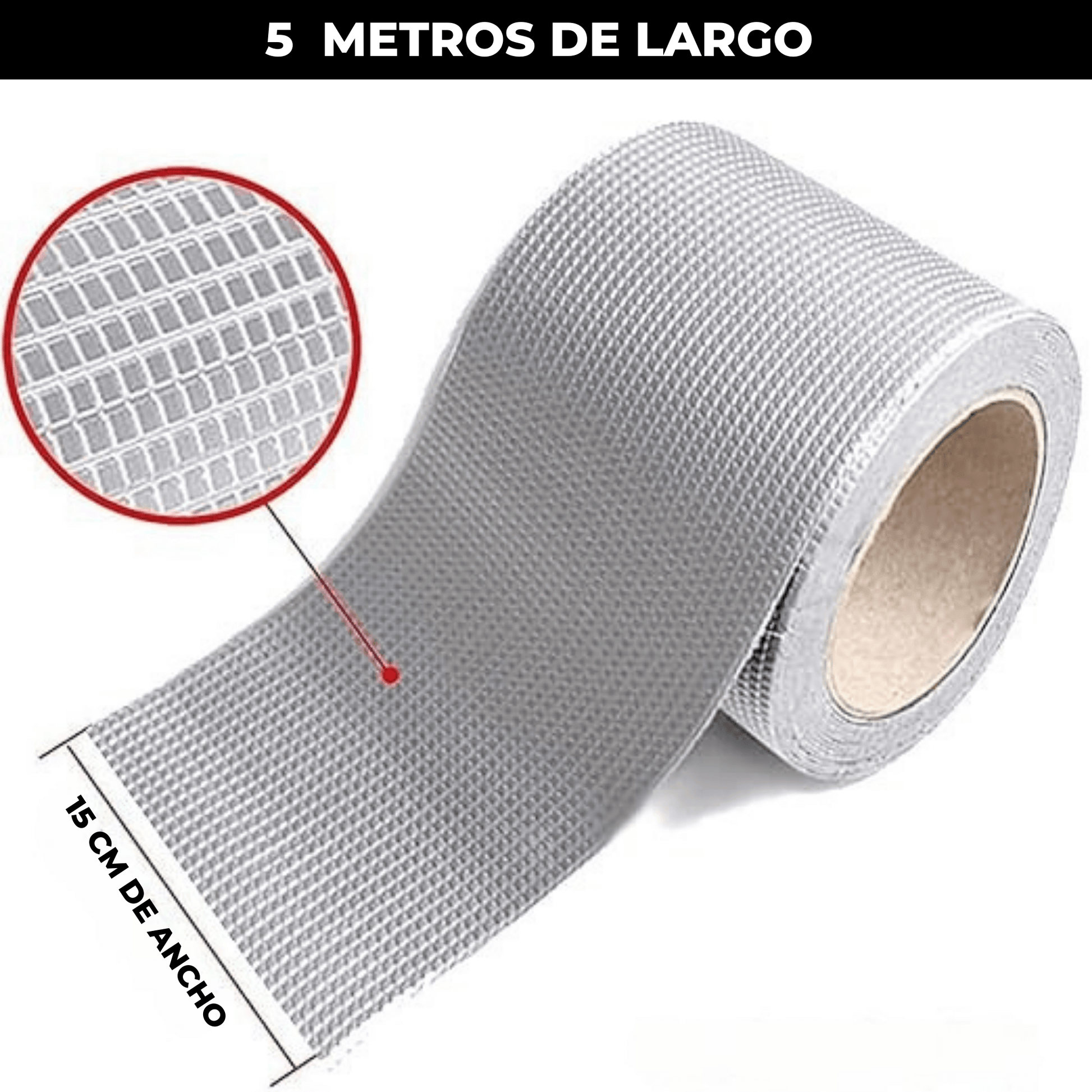 CINTA SUPER COLAMAX®  IMPERMEABLE 15 CM X 5 METROS LARGO - XARBENcompany