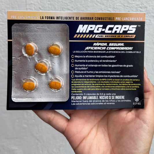 Aditivo Catalizador MPG-CAPS ™  - Ahorra Combustible - XARBENcompany